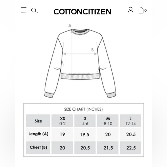 Cotton Citizen ✨ Milan Orange tie-dye cropped sweatshirt ✨ Size XS - Picture 12 of 12